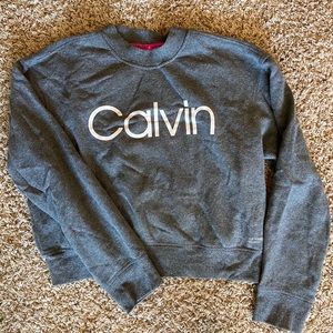 Cropped Calvin sweatshirt